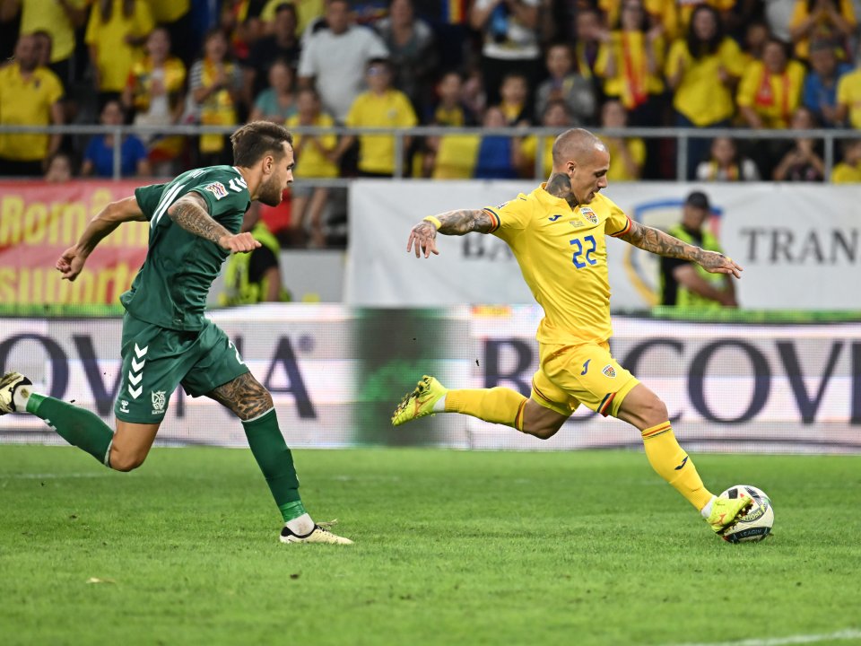 Alexandru Mitriță în meciul România - Lituania, 3-1