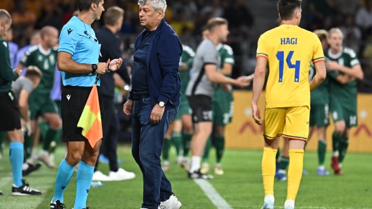 Moment senzațional în direct. Geambașu i-a cerut tricoul ”idolului” său după victoria României: ”Mi-l dai, te rog?”