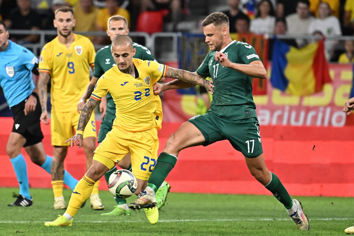 Alex Mitriță a marcat al treilea gol pentru tricolori în partida România-Lituania