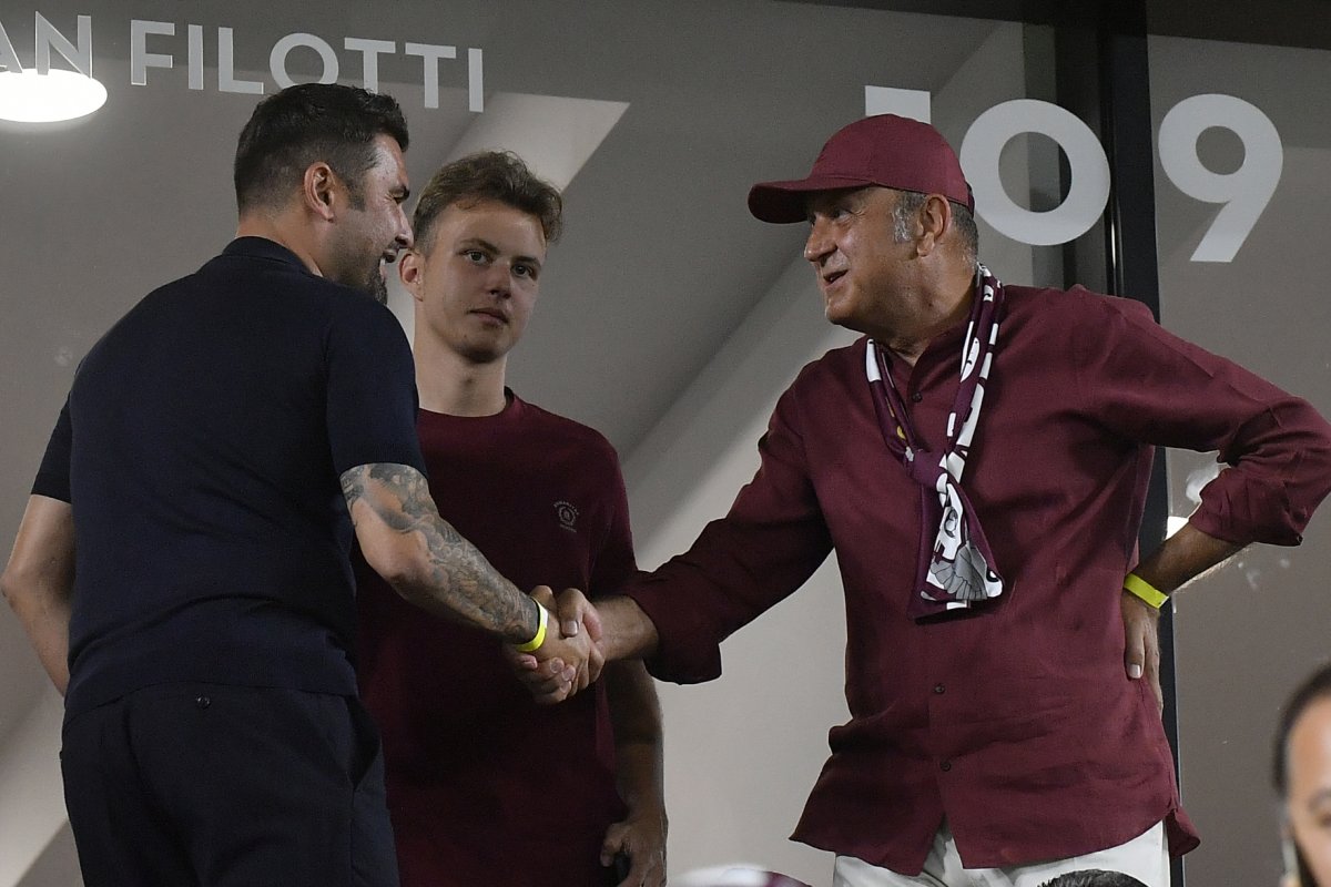 Adrian Mutu și Dan Șucu, patronul de la Rapid
