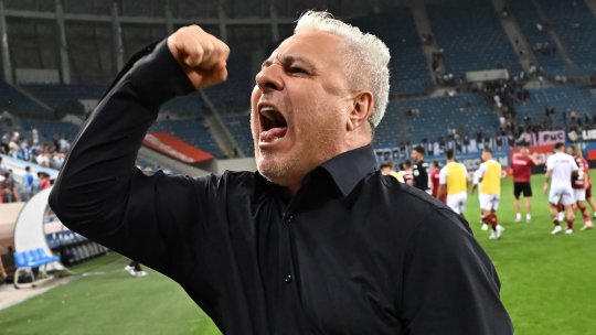 Marius Șumudică a făcut show la conferința de presă: ”Am înnebunit de tot. Acest produs e extraordinar, îmi reglează ritmul cardiac”