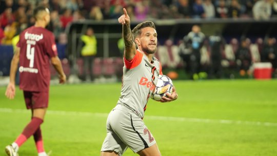 CFR Cluj - FCSB 2-2. Campioana scoate un punct chinuit în Gruia