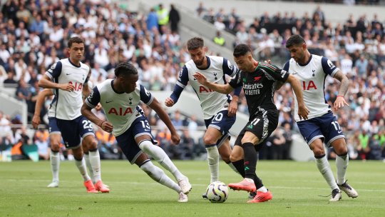 Tottenham - Arsenal 0-1. Cu Drăgușin rezervă, gazdele pierd derby-ul londonez