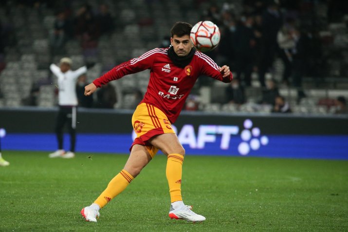 Enzo Zidane a jucat pe postul de mijlocas