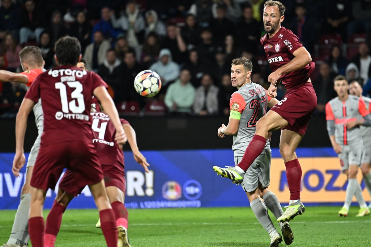 CFR Cluj și FCSB au terminat la egalitate, 2-2