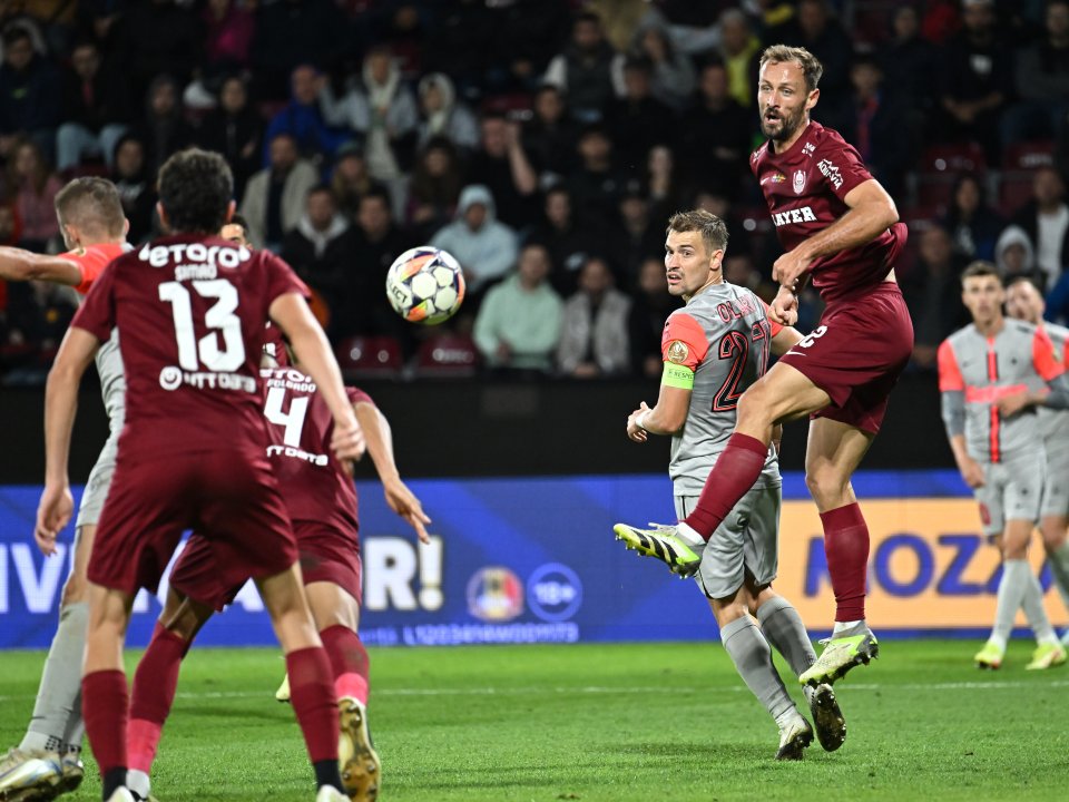 CFR Cluj și FCSB au terminat la egalitate, 2-2