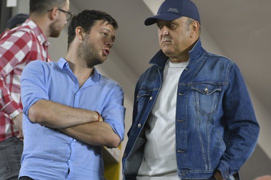 Gestul făcut de Dan Șucu după ce Rapid a primit gol de la Universitatea Cluj. Cum a reacționat patronul giuleștenilor