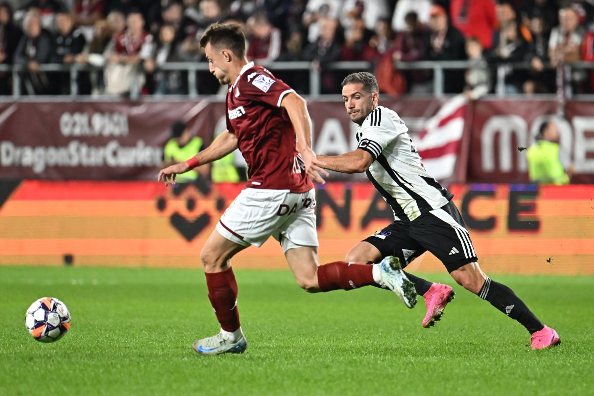 Alexandru Chipciu, la partida dintre Rapid și U Cluj