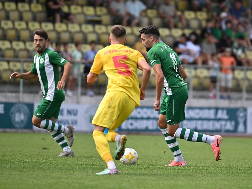 Adrian Petre la meciul de fotbal dintre Concordia Chiajna si Muscelul Campulung, contand pentru Liga a-2-a Casa Pariurilor, desfasurat pe Stadionul comunal Concordia din Chiajna, sambata 31 august 2024