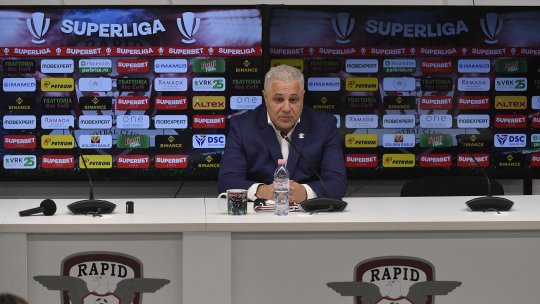 ”Caterincă” sau reclamă? Detaliul inedit remarcat la conferința lui Marius Șumudică: ”Acest produs e extraordinar”