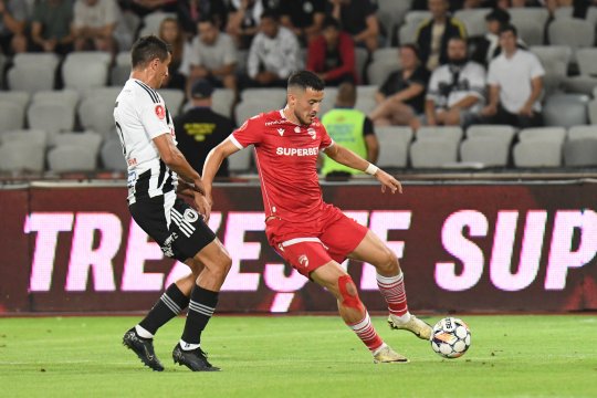 U Cluj - Dinamo 1-0. Trupa lui Sabău rămâne pe prima poziție în clasament