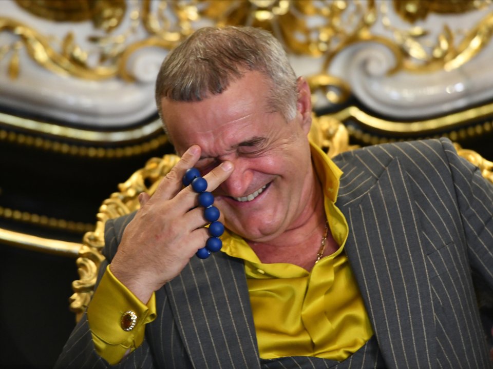 Gigi Becali la o conferinta de presa de prezentare a jucatorului Sergiu Bus la FCSB desfasurata la Sediul din Aleea Alexandru din Bucuresti, marti 14 iulie 2020