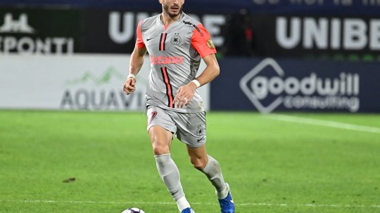 Mihai Popescu, roșu direct după ce i-a spart capul lui Tudorie, în FCSB - Petrolul