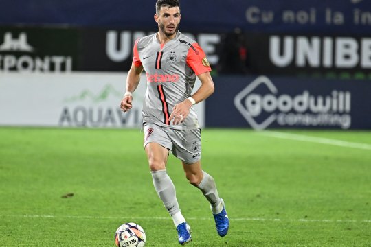 Mihai Popescu, roșu direct după ce i-a spart capul lui Tudorie, în FCSB - Petrolul