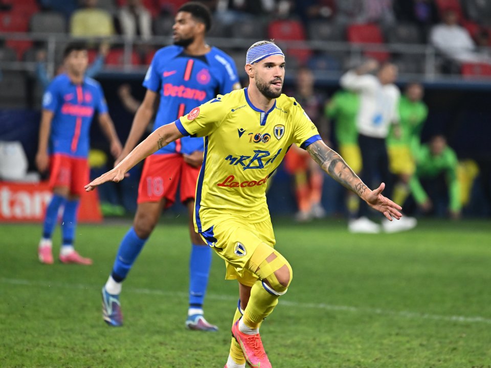 Alexandru Tudorie, atacantul celor de la Petrolul, a ieșit șifonat din partida cu FCSB