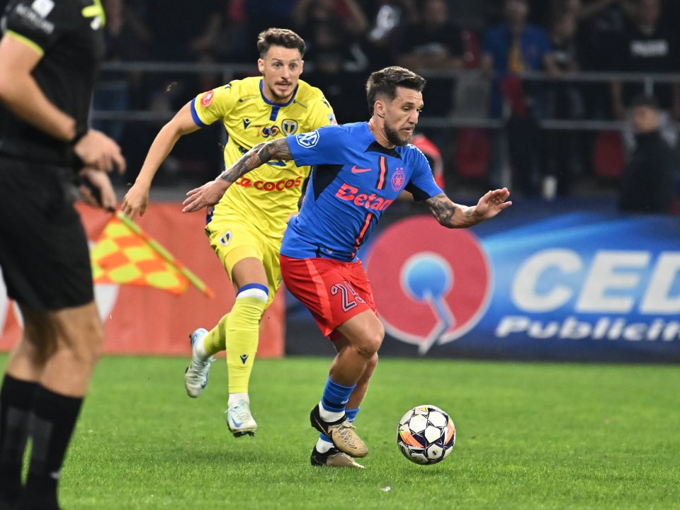 Alex Băluță a înscris unicul gol pentru FCSB în partida cu Petrolul