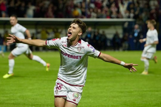 Unirea Slobozia - Rapid 1-2. Victorie mare obținută de giuleșteni! Rareș Pop a marcat o dublă