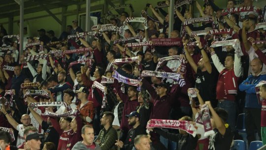 Stadionul din Clinceni, ”invadat” de rapidiști! Probleme la vânzarea biletelor: cum au ajuns fanii giuleșteni să ”domine” arena, deși Slobozia e gazdă