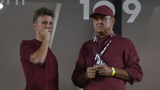 Dan Șucu, absent de la meciul Slobozia - Rapid! Cu cine a stat fiul patronului în lipsa sa