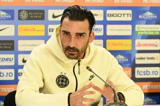 Elias Charalambous a răbufnit la conferința FCSB: ”La asta te referi?!”. Întrebarea care l-a scos din sărite