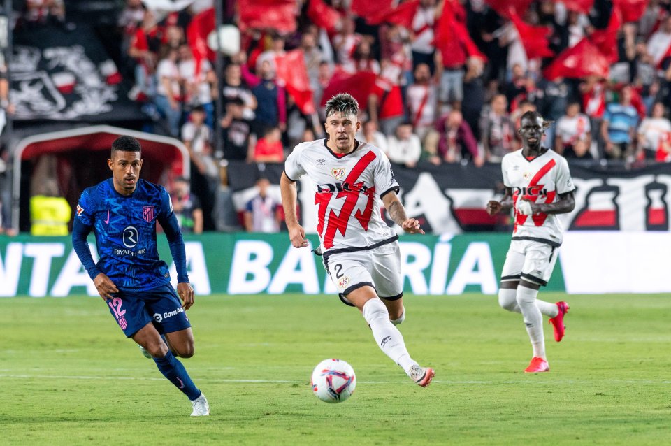 Andrei Rațiu, jucătorul celor de la Rayo Vallecano