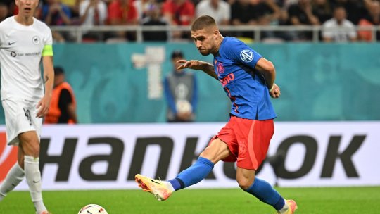 FCSB - RFS 3-1, pe iAMsport.ro. Olaru înscrie un gol de senzație! Meci încins pe Arena Națională