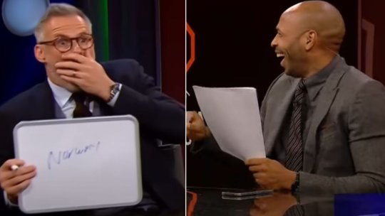 Echipa care i-a blocat pe Jamie Carragher și Micah Richards: ”E din România!”. Thierry Henry a început să râdă de ei