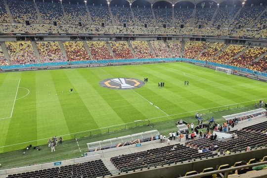 FCSB - RFS se joacă în condiții excelente! Cum arată noul gazon de pe Arena Națională