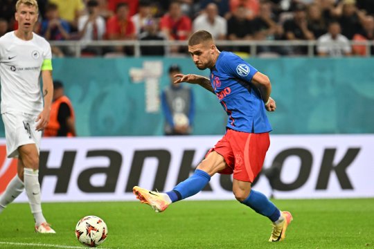 Daniel Bîrligea, după victoria FCSB cu RFS: ”Cred că s-au uitat colegi de la CFR la meci și au ținut cu mine!”