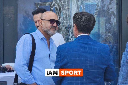 Afaceristul care preia 10% din Farul, surprins cu Hagi și Gică Popescu! Imaginile momentului