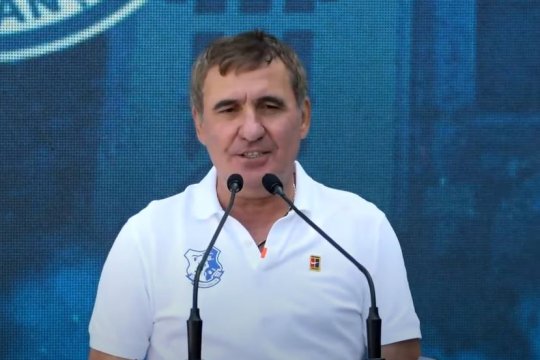 Gică Hagi, discurs emoționant la inaugurarea hotelului de la Ovidiu: ”Mă duc spre 60 de ani, văd că drumul se scurtează”