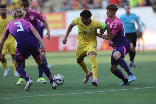 România U20 - Germania U20 2-3. ”Tricolorii” mici au condus la două goluri, dar au fost învinși