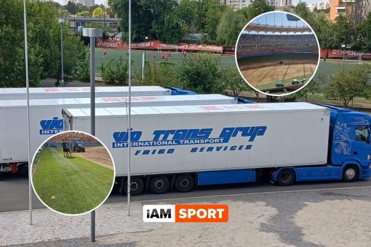 Camioanele cu noul gazon pentru Arena Națională au ajuns în România! iAMsport.ro a aflat ce suprafață va fi montată de această dată pe cel mai mare stadion al țării