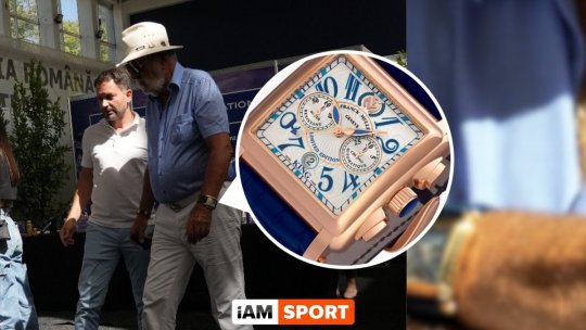 Cât costă ceasul de aur Franck Muller, ediție limitată, purtat de Ion Țiriac la conferința de presă la care a participat și Simona Halep