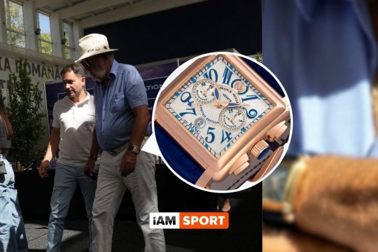 Cât costă ceasul de aur Franck Muller, ediție limitată, purtat de Ion Țiriac la conferința de presă la care a participat și Simona Halep