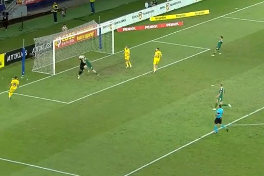 Fază controversată în România - Lituania! Gol anulat al oaspeților, după o fază cu Târnovanu în prim-plan