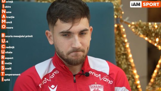 Ajuns titular la Dinamo pe final de 2024, Alex Roșca se destănuie despre greutățile de la începutul carierei: ”Era foarte urât”. Momentele care l-au făcut să se simtă onorat și omul căruia îi datorează ”cel mai mare respect”