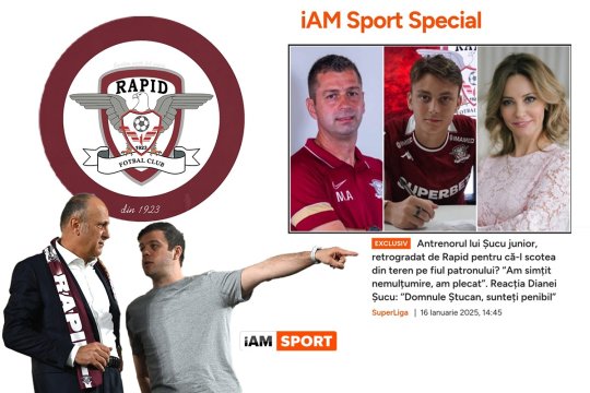 Rapidiștii, singuri împotriva iAMsport.ro! Clubul giuleștean a decis ridicarea acreditărilor și întreruperea colaborării cu site-ul, după ce familia Șucu s-a arătat deranjată de dezvăluirile reporterilor noștri