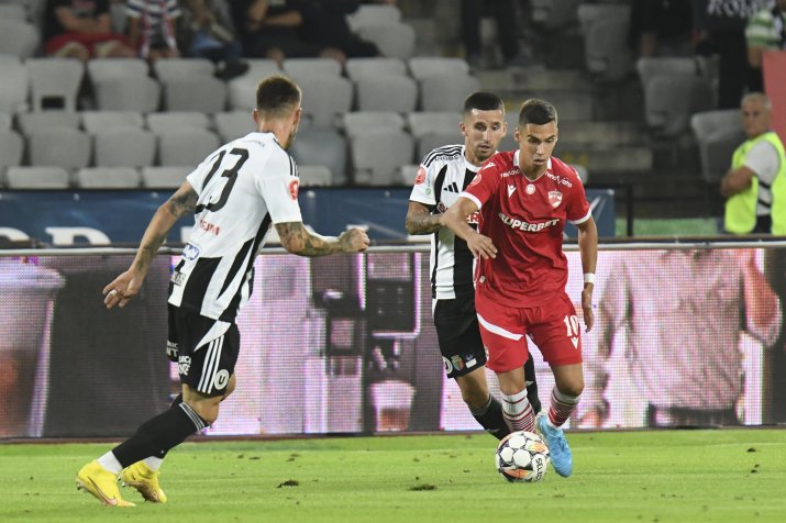 Universitatea Cluj a învins-o pe Dinamo cu 1-0 în meciul tur de pe Cluj Arena