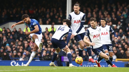Everton - Tottenham, 3-0, pe iAMsport.ro. Echipa lui Radu Drăgușin, umilită pe Goodison Park