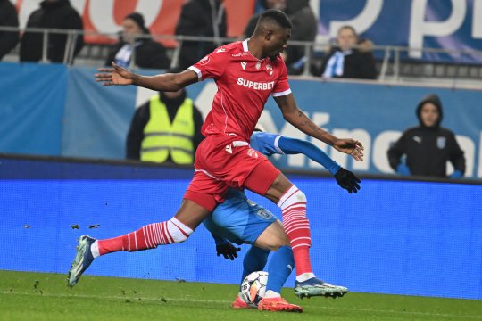 Revanșa lui Kennedy Boateng! Fundașul lui Dinamo a marcat în startul reprizei secunde cu Universitatea Craiova