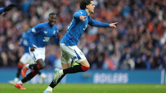 Britanicii au "luat foc" după golul lui Ianis Hagi din Rangers - Celtic: "Perfect, uluitor"