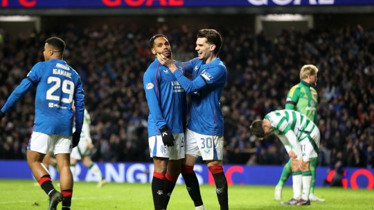 Rangers - Celtic 3-0. Ianis Hagi, prestație excelentă și gol în "Old Firm"