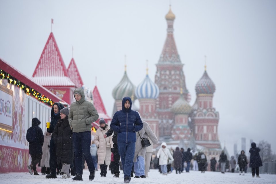 Imagine cu Piața Roșie din Moscova