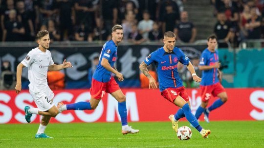 Qarabag - FCSB 2-3. Condusă de două ori, campioana României învinge în Azerbaijan și speră la un loc în TOP 8