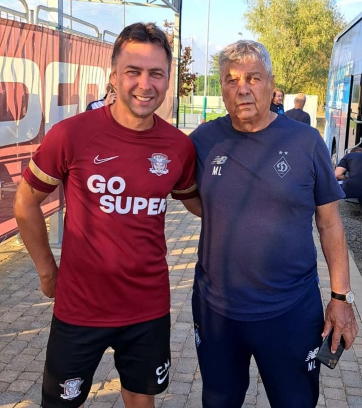 Cătălin Marin și Mircea Lucescu