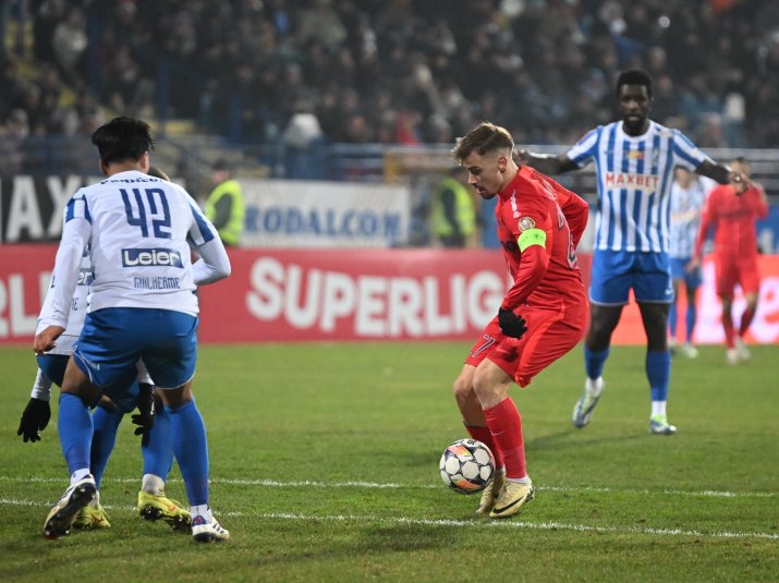 Darius Olaru este unul dintre cei mai în formă fotbaliști de la FCSB