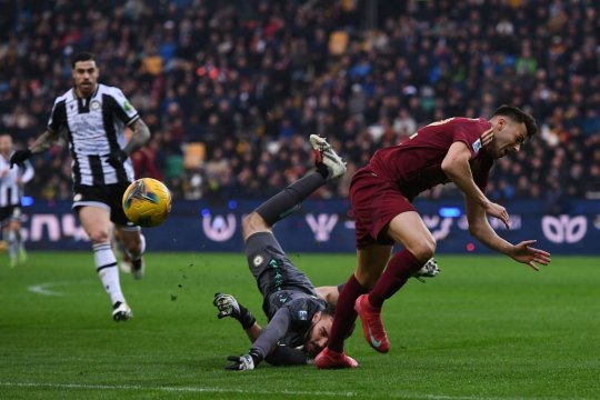 Răzvan Sava, înger și demon pentru Udinese. Românul a apărat excelent dar a și greșit decisiv la un gol