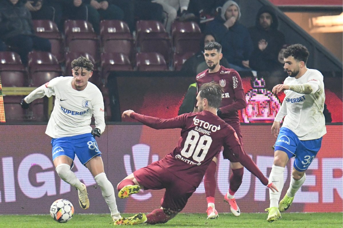 CFR Cluj s-a impus categoric în fața celor de la Farul Constanța, scor 3-1