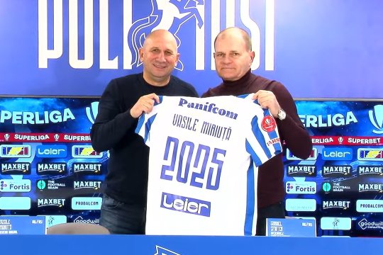 Vasile Miriuță de abia a fost prezentat la Poli Iași și deja a șocat: ”Echipele de pe locurile 10-16 din Liga 1 nu bat o selecționată a Seriei a 10-a din Liga 3”